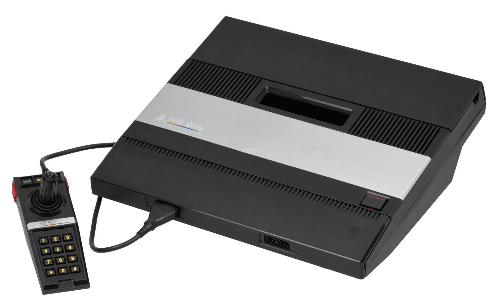 Atari 5200 黑色四連接埠主機 + 類比搖桿