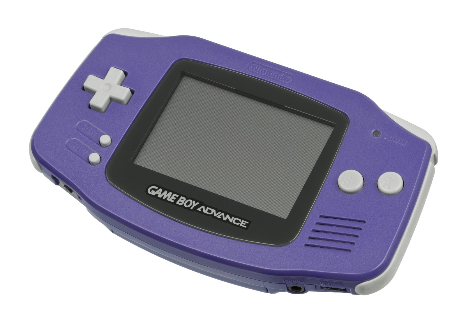 Game Boy Advance 紫色橫向掌機