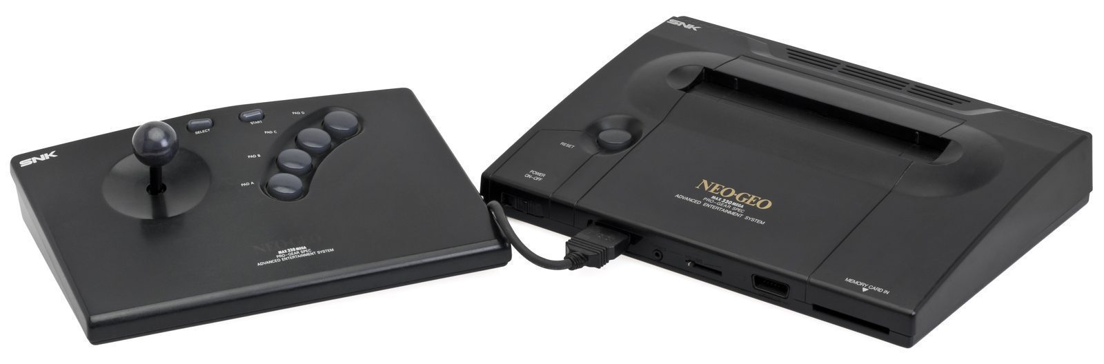 Neo Geo AES 主機 + 街機式搖桿控制器