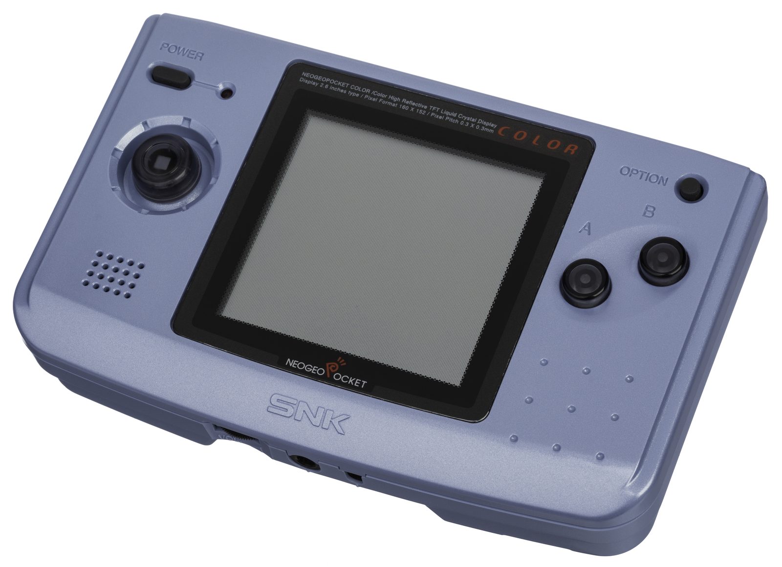 Neo Geo Pocket Color 藍色直立式掌機（含街機式微動搖桿）