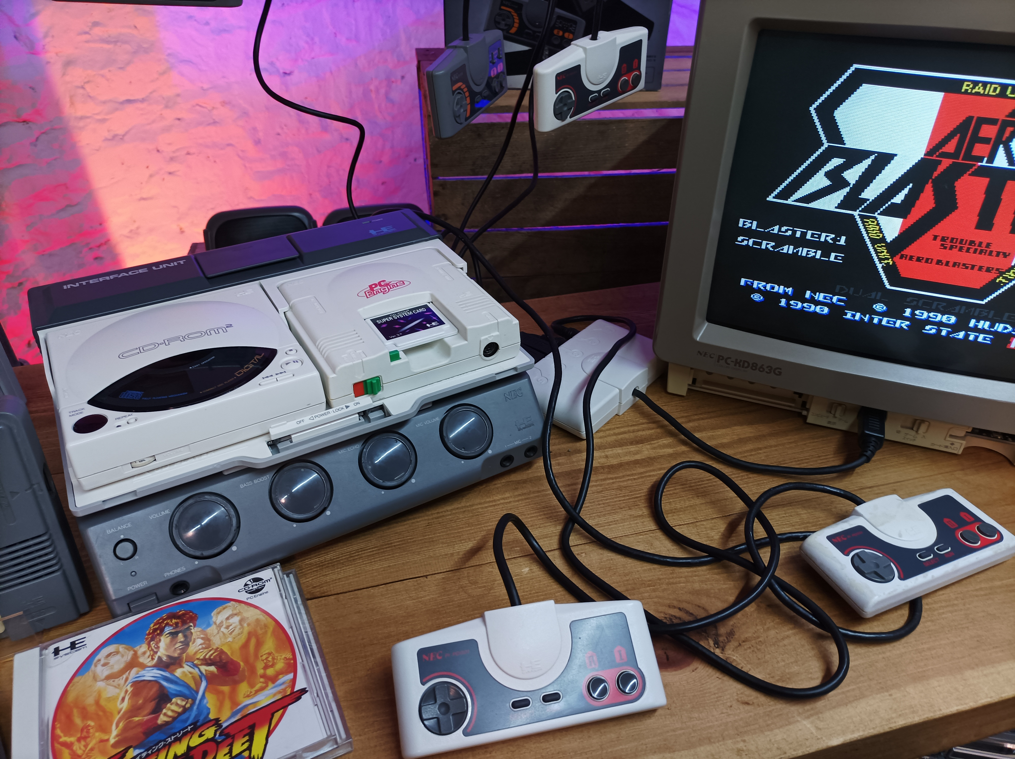 PC Engine 主機與 CD-ROM² 擴充系統