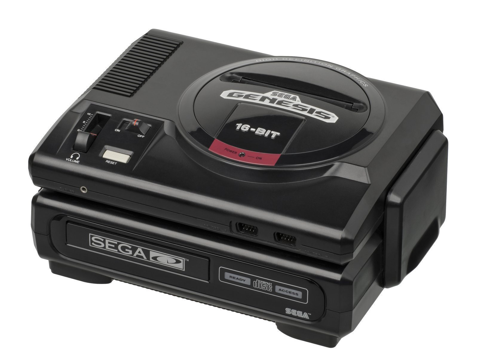 Sega CD Model 1 + Mega Drive 主機